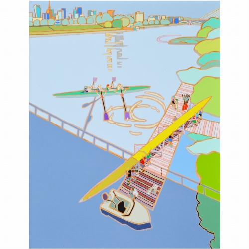 Pożegnanie z Warszawą, 150x115 cm, olej na płótnie, 2025 z ramką.jpg