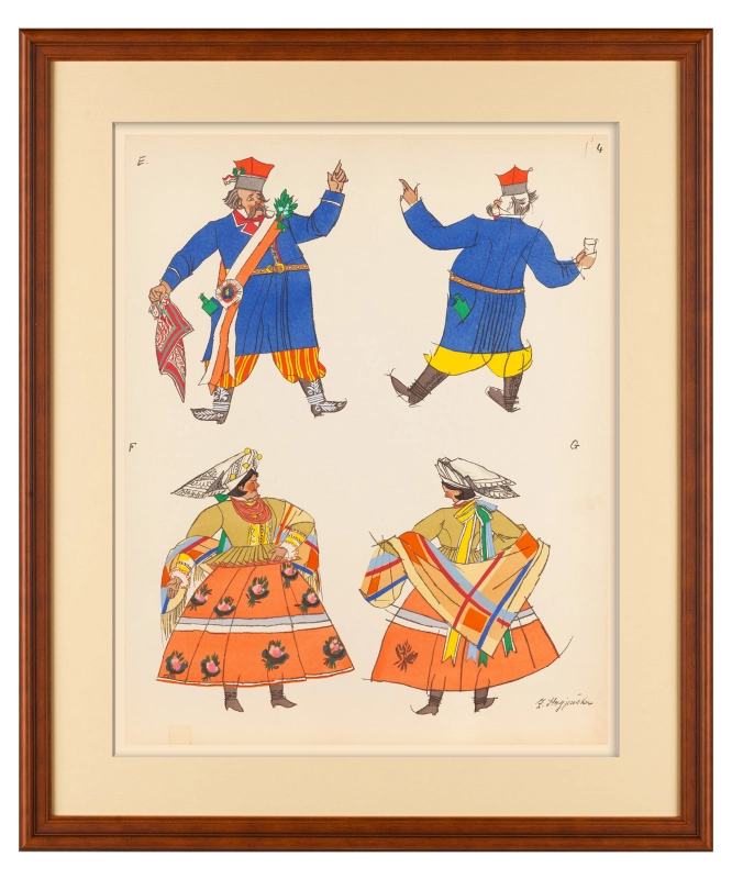 Zofia Stryjeńska -  Starościna i starosta weselni