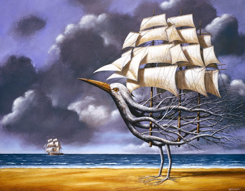 Rafał Olbiński - Żaglowiec