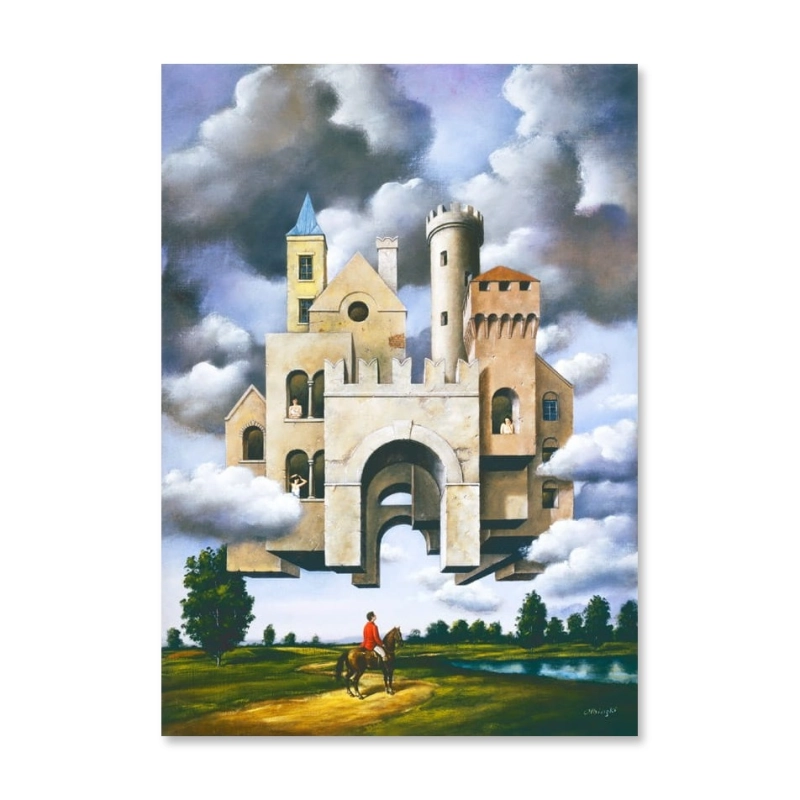 Rafał Olbiński - Castle in the clouds