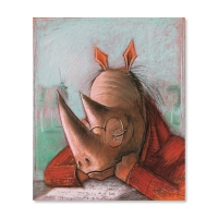 Blues Nosorożca Wilkoń Józef ilustracja illustration.png