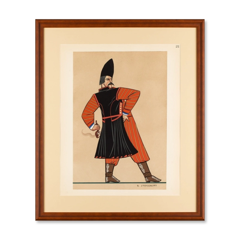 Zofia Stryjeńska - Folk Costume from the Sieradz Area