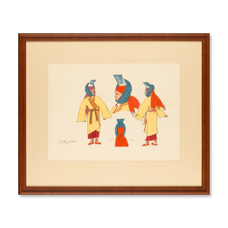 Zofia Stryjeńska - Folk Costumes