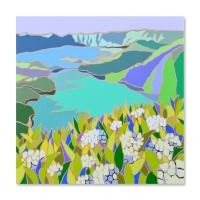 8. Lagoa das Sete Cidades (Azory), 100x100 cm, olej na płótnie, 2024.jpg