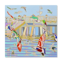 10. Molo w Sopocie, 100x100 cm, olej na płótnie, 2024.jpg