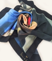 apaszka jedwabna, Tamara Łempicka Błękitny __szal .jpg