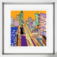 _Serce z betonu, a z mózgu woda Małgorzata Jędrzejczyk _rama biała srebrna wkładka .jpg