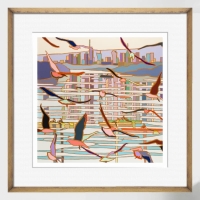 _Refleksja Małgorzata Jędrzejczyk _biała rama złota wkładka.jpg