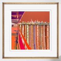 _Na moście z przyjacielem Magdalena Jędrzejczyk _rama biała złota wkładka.jpg