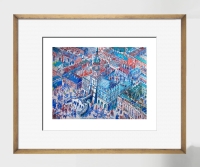 Edward Dwurnik Szwedzi w Zamościu biała rama złota wkładka.jpg