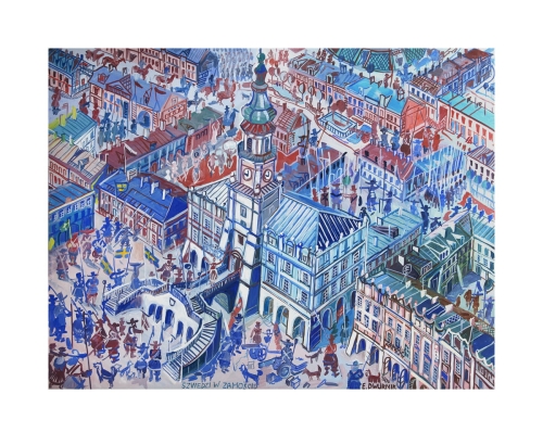 Edward Dwurnik Szwedzi w Zamościu.jpg