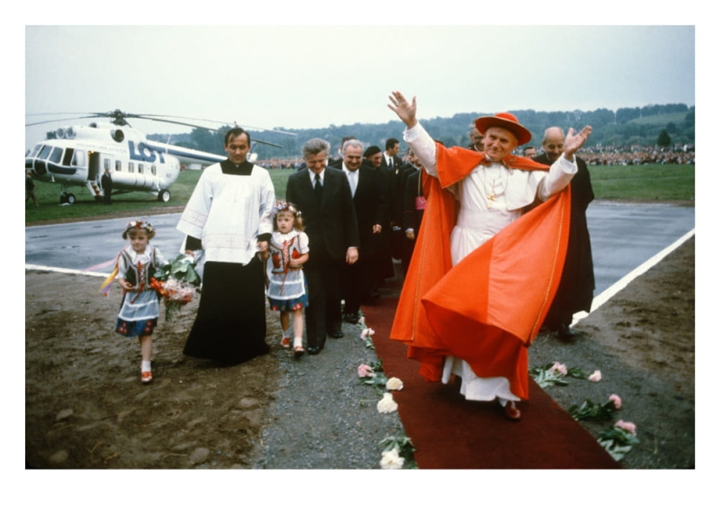 Jan Morek - Pope John Paul II arrives in Krakow, 1979